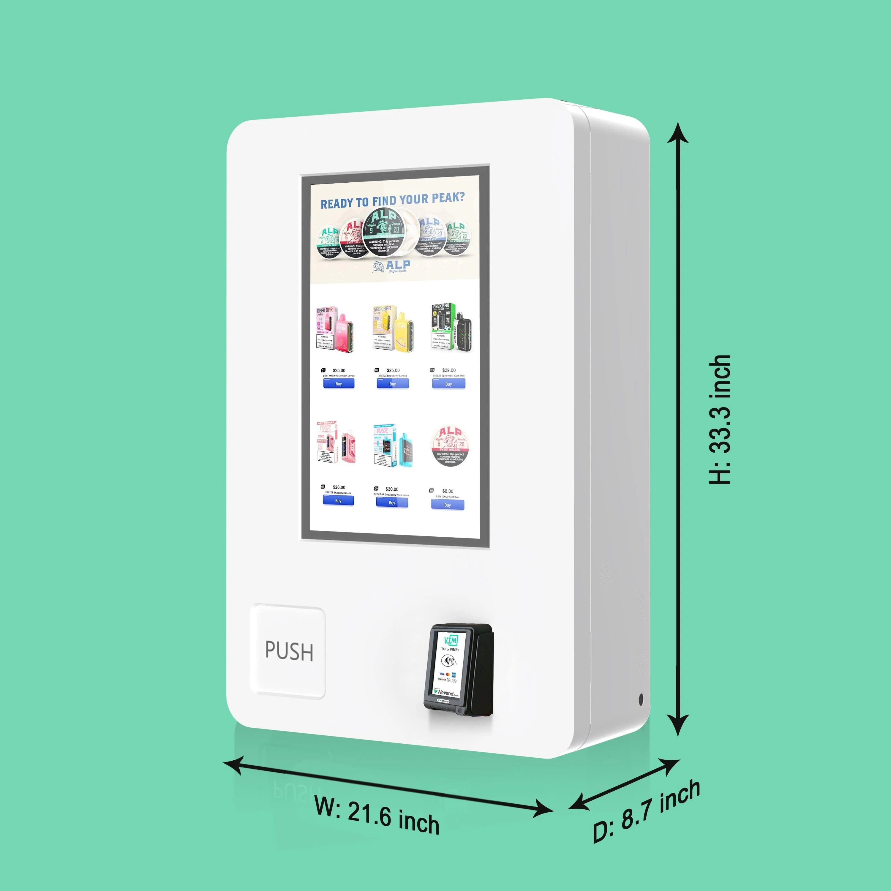 Smart Touchscreen Vending Machines